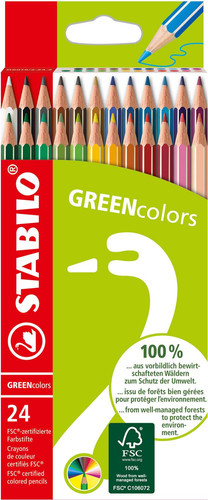 Stabilo buntstifte greencolors - buntstifte,