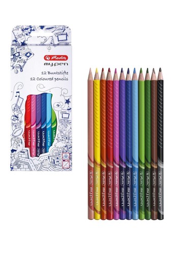 Herlitz dreikant buntstifte - 12,