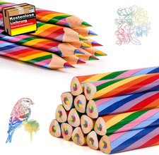 Regenbogen Buntstifte Dreikant