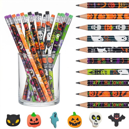 Halloween bleistifte set - bleistifte,
