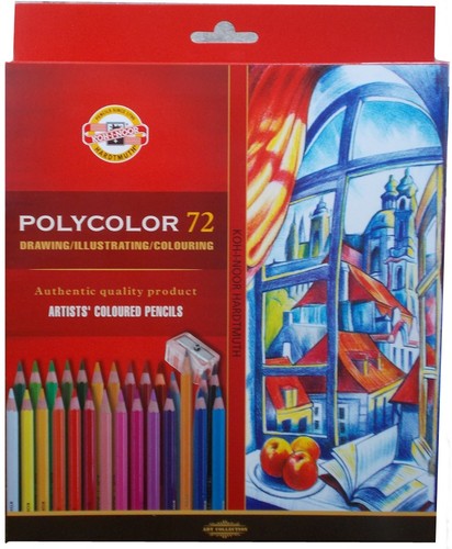 Polycolor buntstifte farben - buntstifte, 72