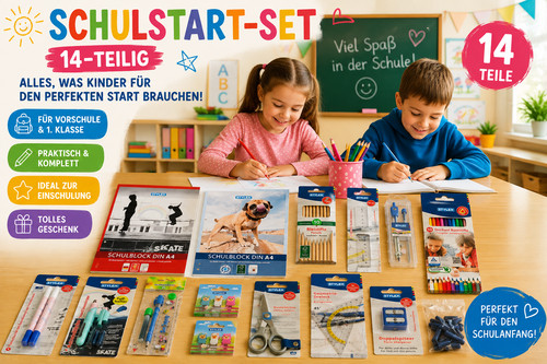 Schulstarter set teilig - 14,