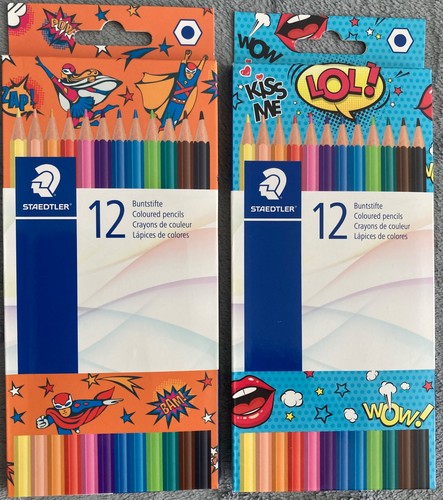 12er set buntstifte zwei - buntstifte,