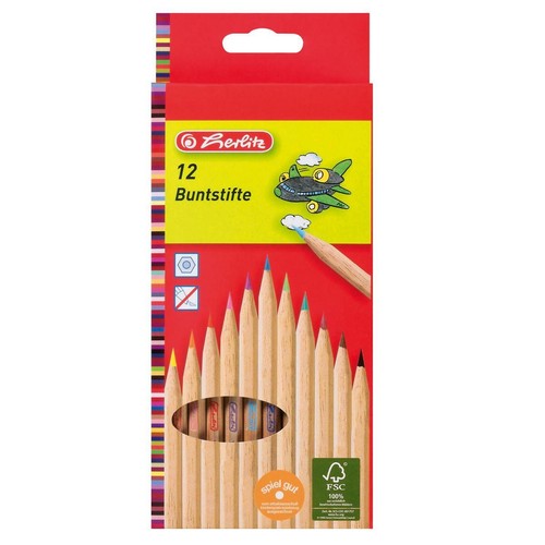 Herlitz buntstifte natur - buntstifte, /
