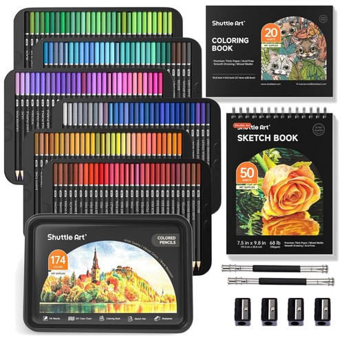 Buntstifte set 174 farben - 174,